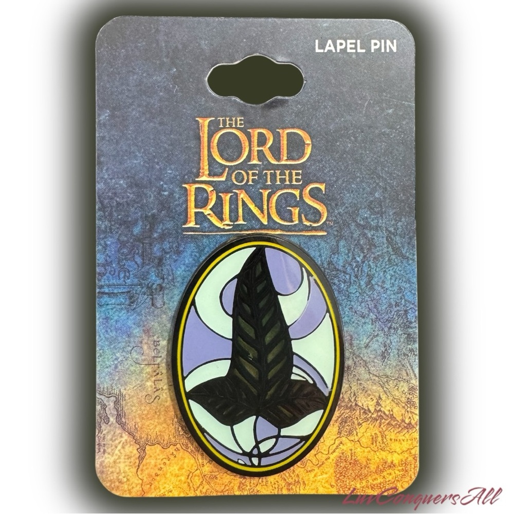 The Lord of the Rings Leaf of Lorien Stained Glass Enamel Pin